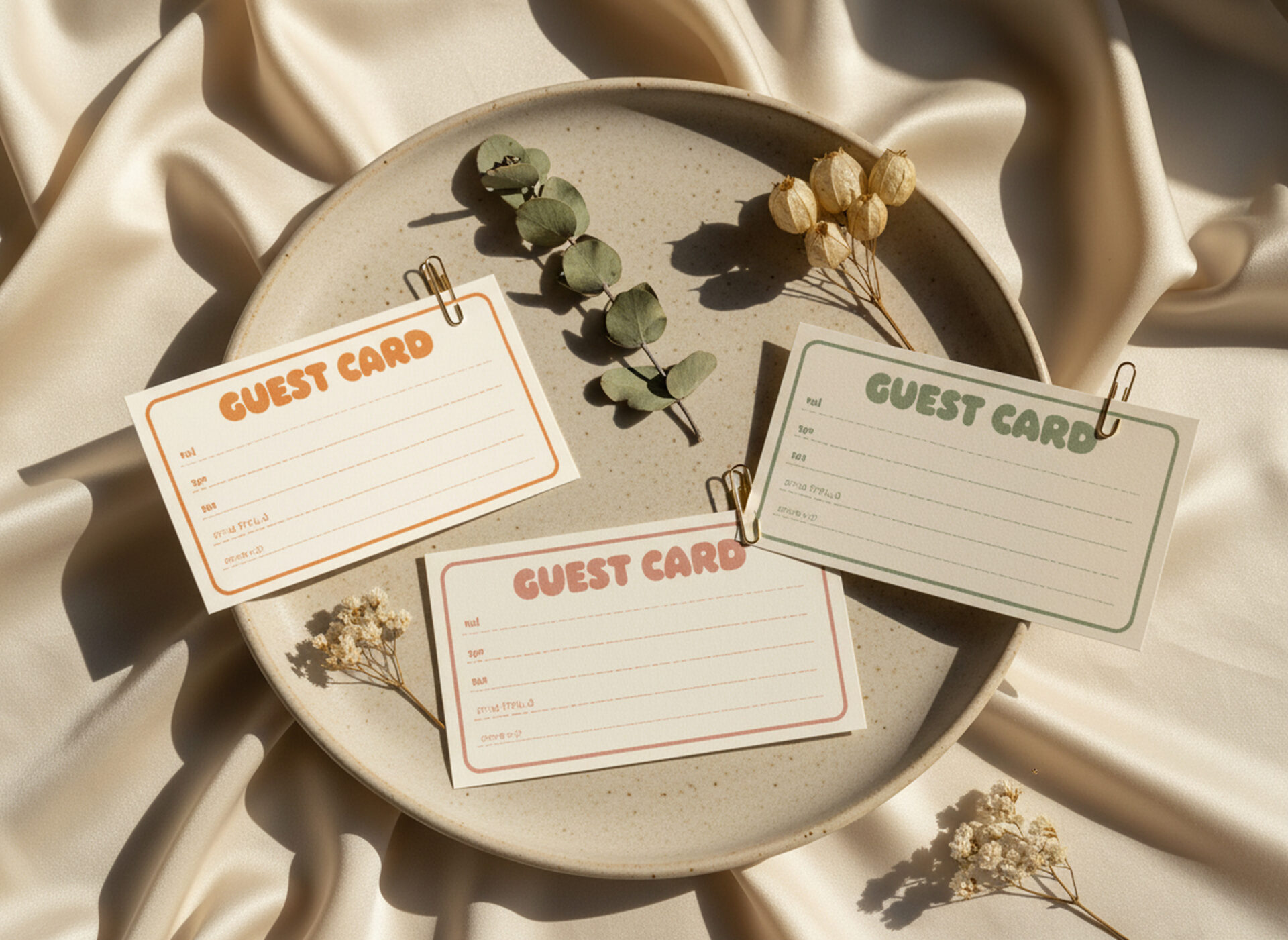 ゲストカードの完成イメージ