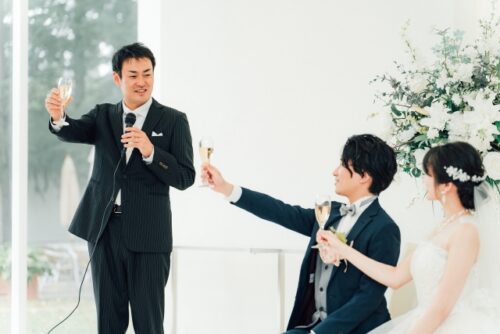 スピーチや受付など役割をお願いした人と普通のゲストで「品目数」を変える