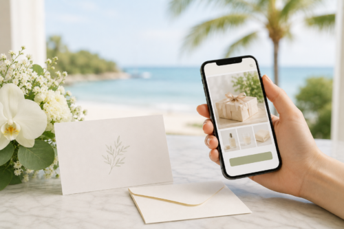 旅先でスマートに渡せる案内カードの活用法。URLを送るだけのサービスも