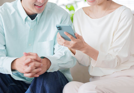 指定の口座で受け取り